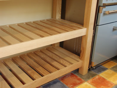 ash and walnut kitchen